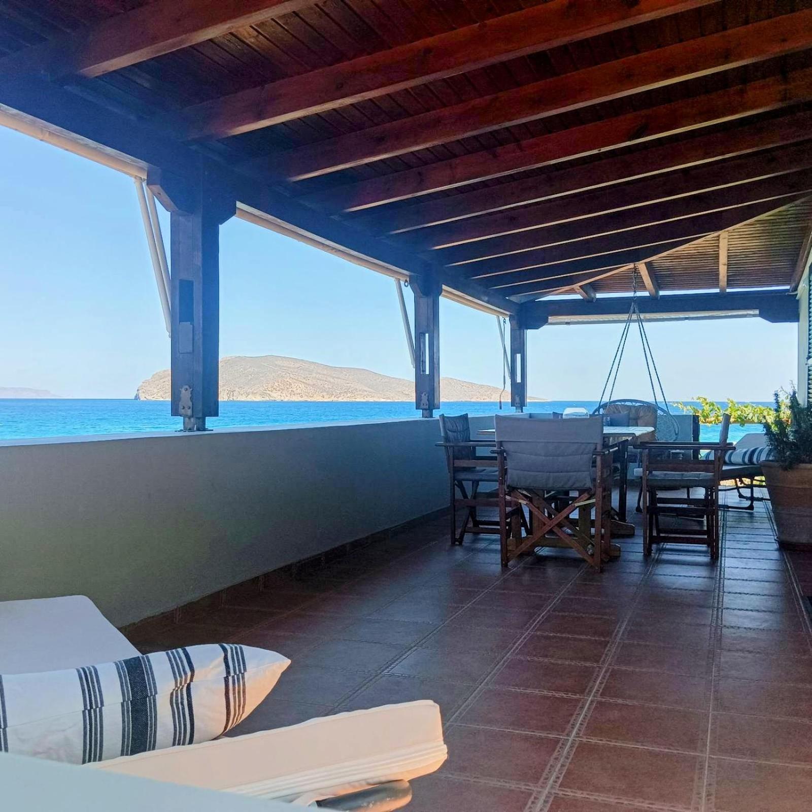Tholos Alexandra'S Beachfront House Kavoúsion Zewnętrze zdjęcie