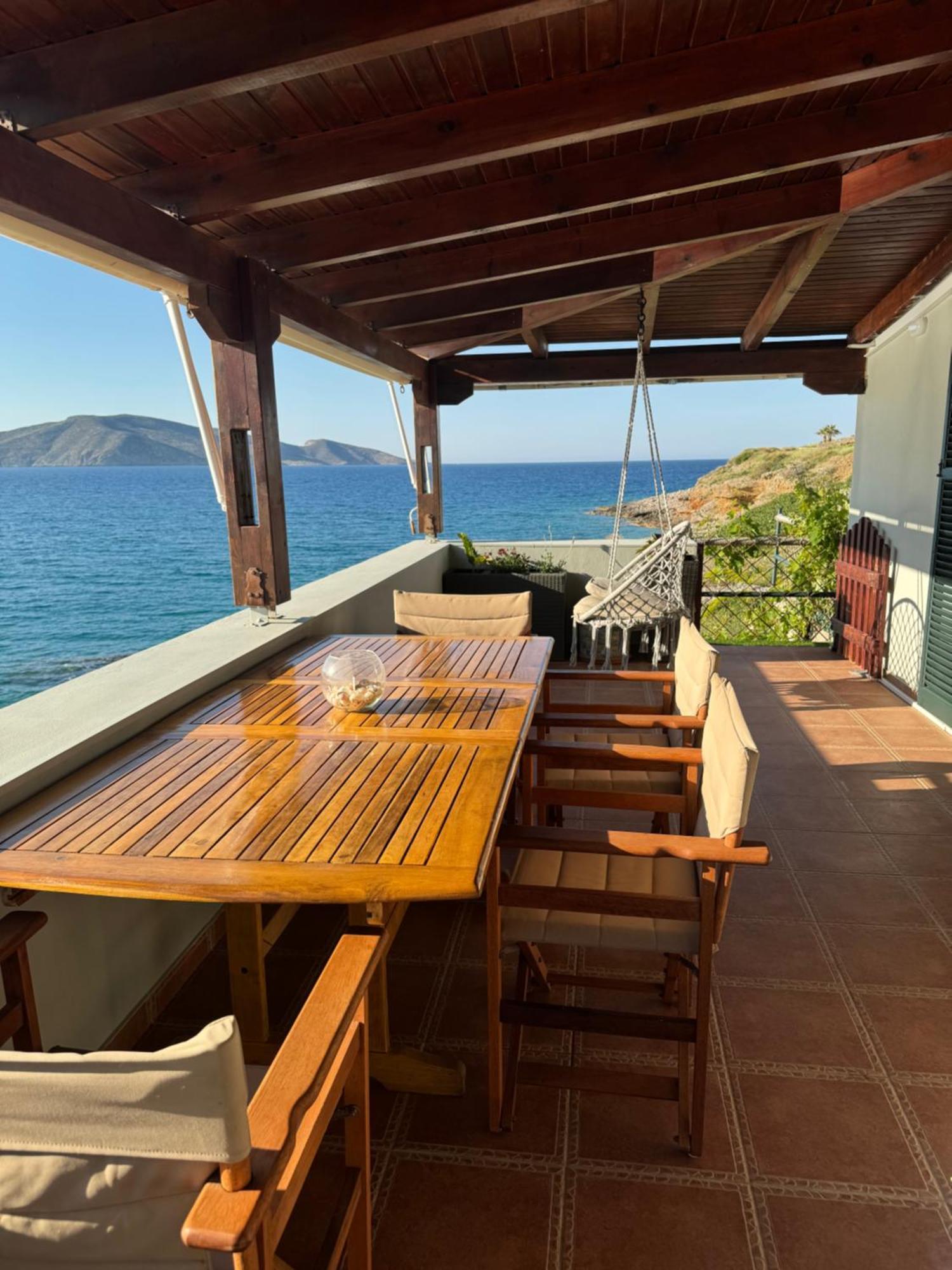Tholos Alexandra'S Beachfront House Kavoúsion Zewnętrze zdjęcie